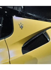 Carbonado DryCF Quarter Panel Side Vent Scoops Maserati MC20 2020-2024                                     - DRYCFMC20-MANOE-QPS - Image 5