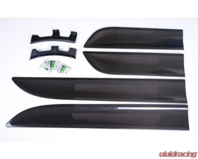 Carbonado DryCF Door Trims Porsche Macan 2014-2024 - DRYCFMacan-KG-OEM-DT