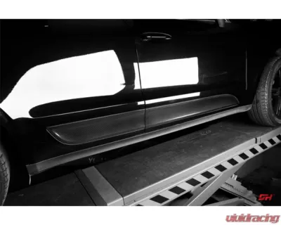 Carbonado DryCF Door Trims Porsche Macan 2014-2024 - DRYCFMacan-KG-OEM-DT