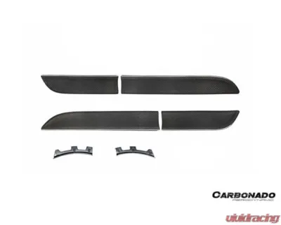 Carbonado DryCF Door Trims Porsche Macan 2014-2024 - DRYCFMacan-KG-OEM-DT