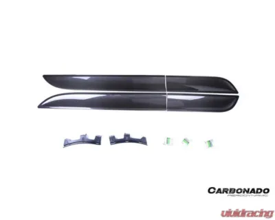 Carbonado DryCF Door Trims Porsche Macan 2014-2024 - DRYCFMacan-KG-OEM-DT
