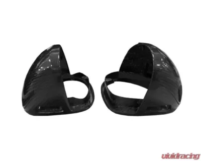 Carbonado DryCF Mirror Housing w/ BSA Holes Porsche Macan 2014-2024 - DRYCFMacan-KG-OEM-MCBSA