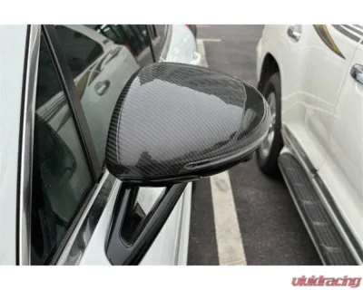 Carbonado DryCF Mirror Housing w/o BSA Holes Porsche Macan 2014-2024 - DRYCFMacan-KG-OEM-MC