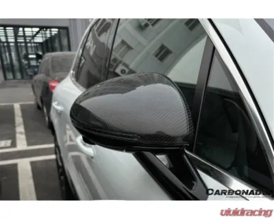 Carbonado DryCF Mirror Housing w/o BSA Holes Porsche Macan 2014-2024 - DRYCFMacan-KG-OEM-MC