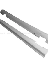 Mercedes-Benz C-Class 2008-2014 Carbonado FRP DE Style Side Skirts Part No 1113WI                                     - 1113WI - Image 2