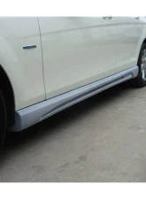 Mercedes-Benz C-Class 2008-2014 Carbonado FRP DE Style Side Skirts Part No 1113WI                                     - 1113WI - Image 4
