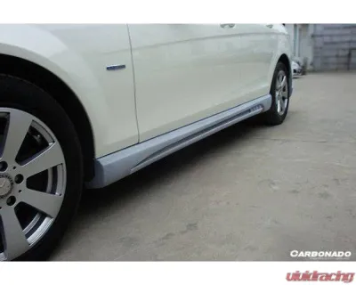 Mercedes-Benz C-Class 2008-2014 Carbonado FRP DE Style Side Skirts Part No 1113WI - 1113WI