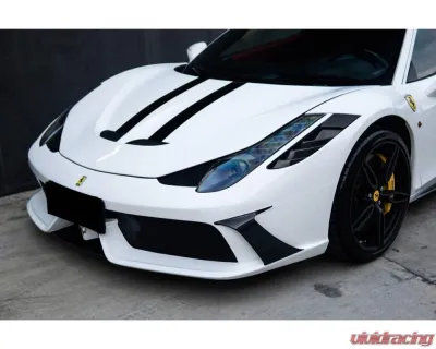 Carbonado 1x1CFRP SP Style Hood Ferrari 458 Coupe | Spyder 2010-2015 - 1X1CF9501SPE.H