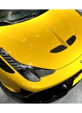 Carbonado 1x1CFRP SP Style Hood Ferrari 458 Coupe | Spyder 2010-2015                                     - 1X1CF9501SPE.H - Image 16