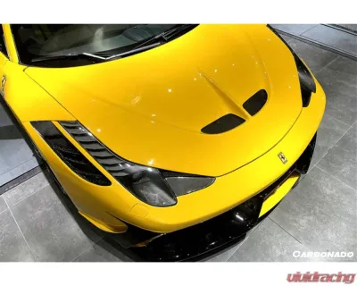 Carbonado 1x1CFRP SP Style Hood Ferrari 458 Coupe | Spyder 2010-2015 - 1X1CF9501SPE.H