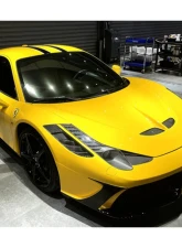 Carbonado 1x1CFRP SP Style Hood Ferrari 458 Coupe | Spyder 2010-2015                                     - 1X1CF9501SPE.H - Image 19