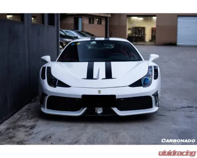 Carbonado 1x1CFRP SP Style Hood Ferrari 458 Coupe | Spyder 2010-2015 - 1X1CF9501SPE.H