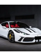 Carbonado 1x1CFRP SP Style Hood Ferrari 458 Coupe | Spyder 2010-2015                                     - 1X1CF9501SPE.H - Image 4