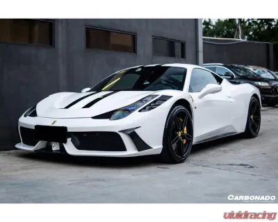 Carbonado 1x1CFRP SP Style Hood Ferrari 458 Coupe | Spyder 2010-2015 - 1X1CF9501SPE.H