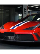 Carbonado 1x1CFRP SP Style Hood Ferrari 458 Coupe | Spyder 2010-2015                                     - 1X1CF9501SPE.H - Image 6