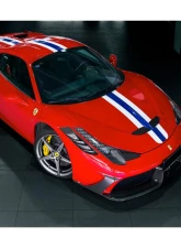Carbonado 1x1CFRP SP Style Hood Ferrari 458 Coupe | Spyder 2010-2015                                     - 1X1CF9501SPE.H - Image 7