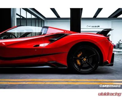 Carbonado 1X1DryCF MSY Style Door Handle Ferrari 488 GTB | Spyder 2015-2019 - 1X1CF9503MSY-DHC