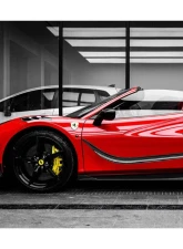 Carbonado 1X1DryCF MSY Style Door Handle Ferrari 488 GTB | Spyder 2015-2019                                     - 1X1CF9503MSY-DHC - Image 15