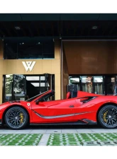 Carbonado 1X1DryCF MSY Style Door Handle Ferrari 488 GTB | Spyder 2015-2019                                     - 1X1CF9503MSY-DHC - Image 16