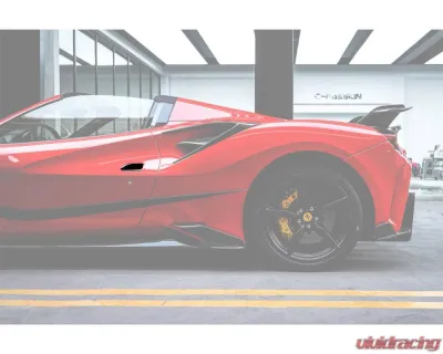 Carbonado 1X1DryCF MSY Style Door Handle Ferrari 488 GTB | Spyder 2015-2019 - 1X1CF9503MSY-DHC