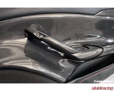Carbonado CFRP OE Style V2 Door Handle Interior Ferrari 488 GTB | Spyder 2015-2020 - 1X1CF9503OE-DHII