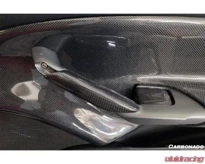 Carbonado CFRP OE Style V2 Door Handle Interior Ferrari 488 GTB | Spyder 2015-2020 - 1X1CF9503OE-DHII