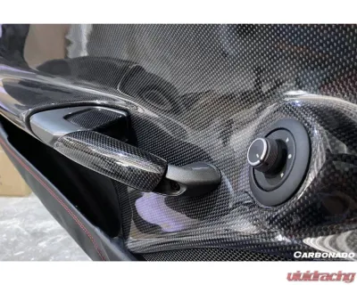 Carbonado CFRP OE Style V2 Door Handle Interior Ferrari 488 GTB | Spyder 2015-2020 - 1X1CF9503OE-DHII