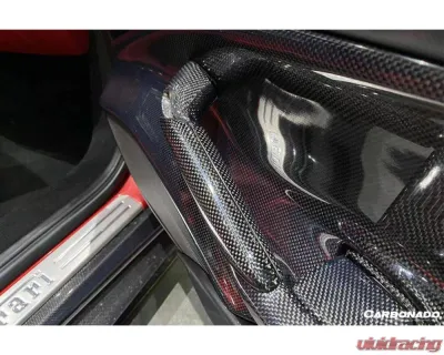 Carbonado CFRP OE Style Door Handle Interior Ferrari 488 GTB | Spyder 2015-2020 - 1X1CF9503OE-DH