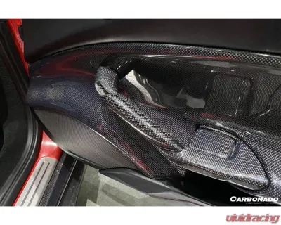 Carbonado CFRP OE Style Door Handle Interior Ferrari 488 GTB | Spyder 2015-2020 - 1X1CF9503OE-DH