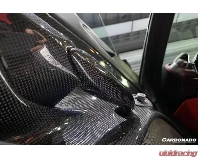 Carbonado CFRP OE Style Door Handle Interior Ferrari 488 GTB | Spyder 2015-2020 - 1X1CF9503OE-DH