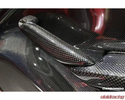 Carbonado CFRP OE Style Door Handle Interior Ferrari 488 GTB | Spyder 2015-2020 - 1X1CF9503OE-DH