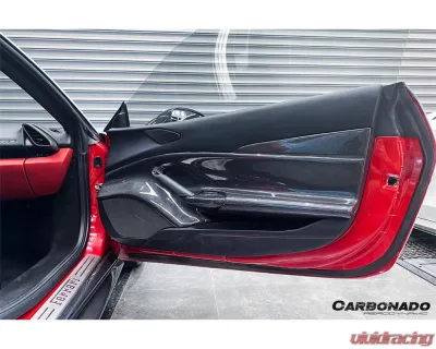 Carbonado CFRP Door Panel Interior Ferrari 488 GTB | Spyder 2015-2020 - 1X1CF9503OE-DRC