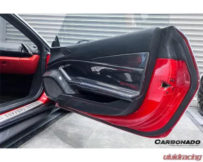 Carbonado CFRP Door Panel Interior Ferrari 488 GTB | Spyder 2015-2020 - 1X1CF9503OE-DRC