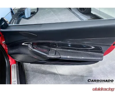 Carbonado CFRP Door Panel Interior Ferrari 488 GTB | Spyder 2015-2020 - 1X1CF9503OE-DRC