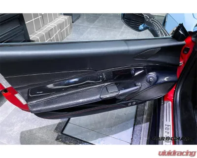 Carbonado CFRP Door Panel Interior Ferrari 488 GTB | Spyder 2015-2020 - 1X1CF9503OE-DRC