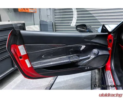 Carbonado CFRP Door Panel Interior Ferrari 488 GTB | Spyder 2015-2020 - 1X1CF9503OE-DRC