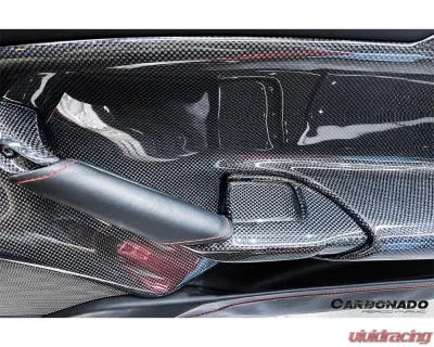 Carbonado CFRP Door Panel Interior Ferrari 488 GTB | Spyder 2015-2020 - 1X1CF9503OE-DRC