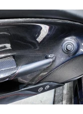 Carbonado CFRP Door Panel Interior Ferrari 488 GTB | Spyder 2015-2020                                     - 1X1CF9503OE-DRC - Image 9