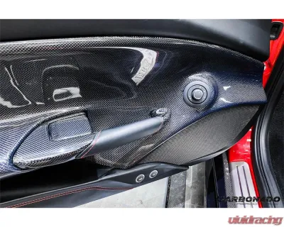 Carbonado CFRP Door Panel Interior Ferrari 488 GTB | Spyder 2015-2020 - 1X1CF9503OE-DRC