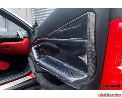 Carbonado CFRP Door Panel Interior Ferrari 488 GTB | Spyder 2015-2020 - 1X1CF9503OE-DRC