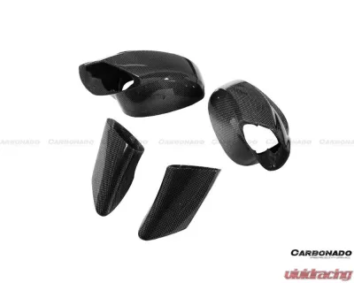 Carbonado 1X1DryCF OE Style Mirror Ferrari 488 GTB | Spyder 2015-2020 - 1X1DRYCF9503OE-MR