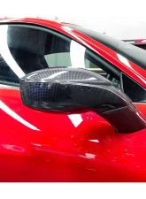Carbonado 1X1DryCF OE Style Mirror Ferrari 488 GTB | Spyder 2015-2020                                     - 1X1DRYCF9503OE-MR - Image 7