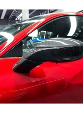 Carbonado 1X1DryCF OE Style Mirror Ferrari 488 GTB | Spyder 2015-2020                                     - 1X1DRYCF9503OE-MR - Image 9