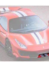 Carbonado CFRP OEM Style Front Bumper Low Center Chin Splitter Ferrari 488 Pista 2018-2022                                     - 1X1CF9503OEPST-CFL - Image 7