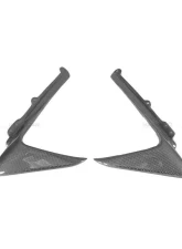 Carbonado CFRP OEM Style Front Bumper Vent Canards Ferrari 488 Pista 2018-2022                                     - 1X1CF9503OEPST-CRD - Image 7