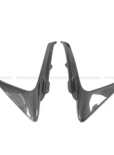 Carbonado CFRP OEM Style Front Bumper Vent Canards Ferrari 488 Pista 2018-2022                                     - 1X1CF9503OEPST-CRD - Image 3