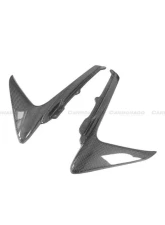 Carbonado CFRP OEM Style Front Bumper Vent Canards Ferrari 488 Pista 2018-2022                                     - 1X1CF9503OEPST-CRD - Image 4