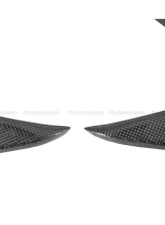 Carbonado CFRP OEM Style Front Bumper Vent Canards Ferrari 488 Pista 2018-2022                                     - 1X1CF9503OEPST-CRD - Image 6