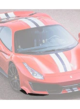 Carbonado Carbon Fiber Front Bumper Side Splitter for Ferrari 488 Pista 2018-2022                                     - 1X1CF9503OEPST-FLSS - Image 6