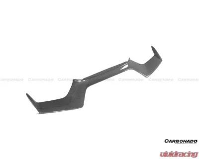 Carbonado CFRP OEM Style Front Bumper Middle Lip Ferrari 488 Pista 2018-2022 - 1X1CF9503OEPST-FL